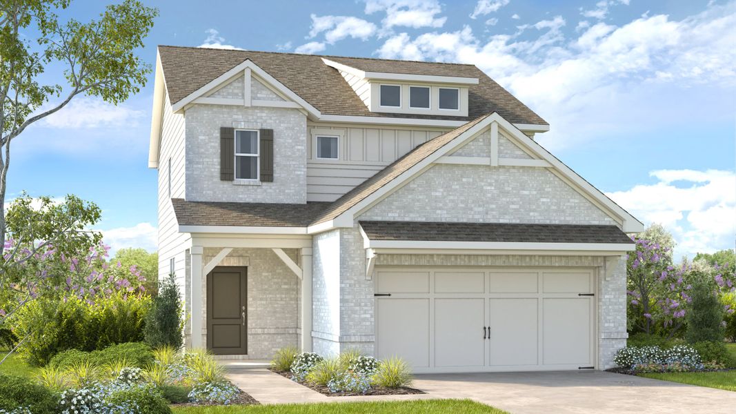 Representative exterior photo of a completed home built from the Jefferson by Taylor Morrison in Heritage River, Euharlee, GA (Image 19).