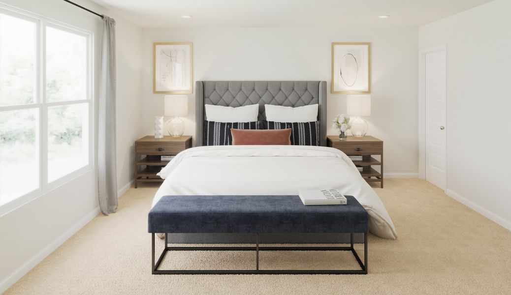 Representative furnished interior of a home built from the Conway by Beazer Homes in Ambridge, Conway (Image 8).