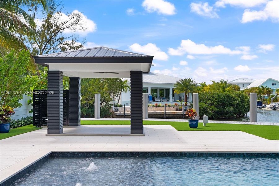 Exterior details and patio area of a home in , Tavernier (Image 33). Exterior details and patio area of a home in , Tavernier (Image 33).