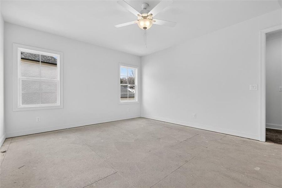 Spacious, unfurnished interior of a new home in , Suwanee (Image 57).