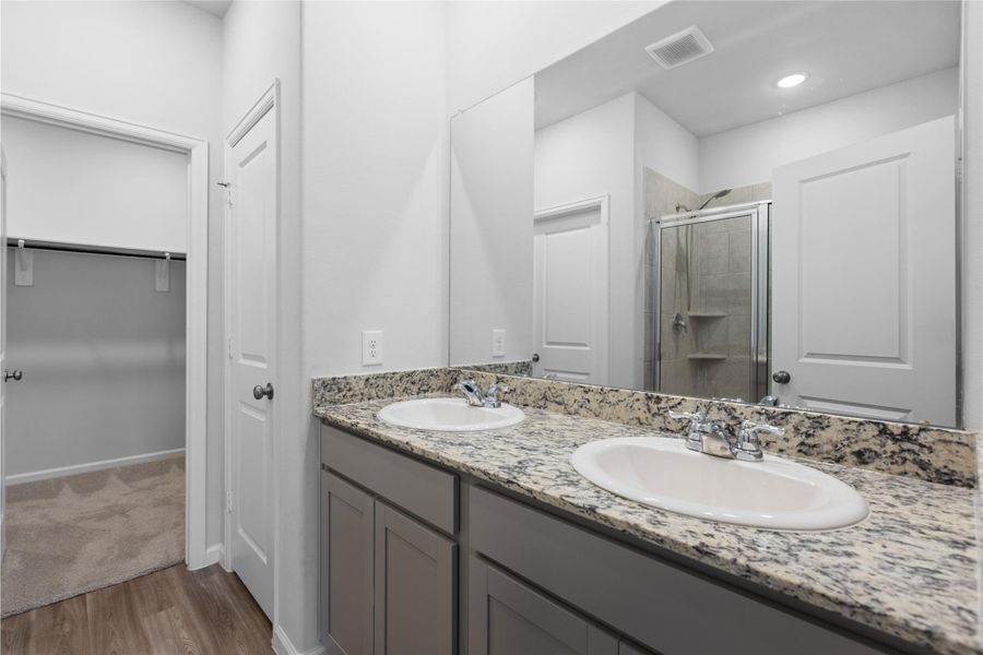 Furnished interior view inside a new home in Lakes at Black Oak, Magnolia (Image 11).