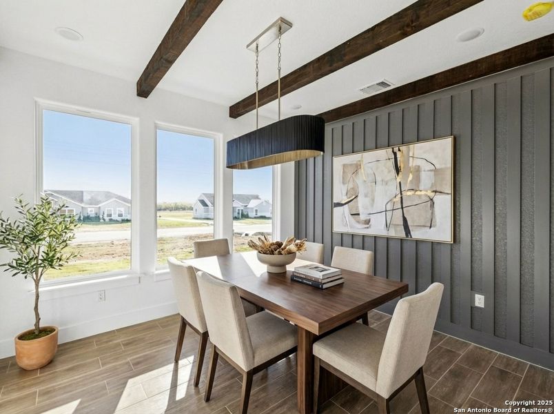Furnished interior view inside a new home in , Floresville (Image 34).