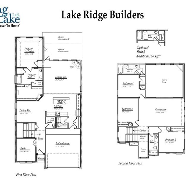 Image 5 representing the Plan 254 by Long Lake Ltd. in River Ranch, Dayton, TX. Image 5 representing the Plan 254 by Long Lake Ltd. in River Ranch, Dayton, TX.