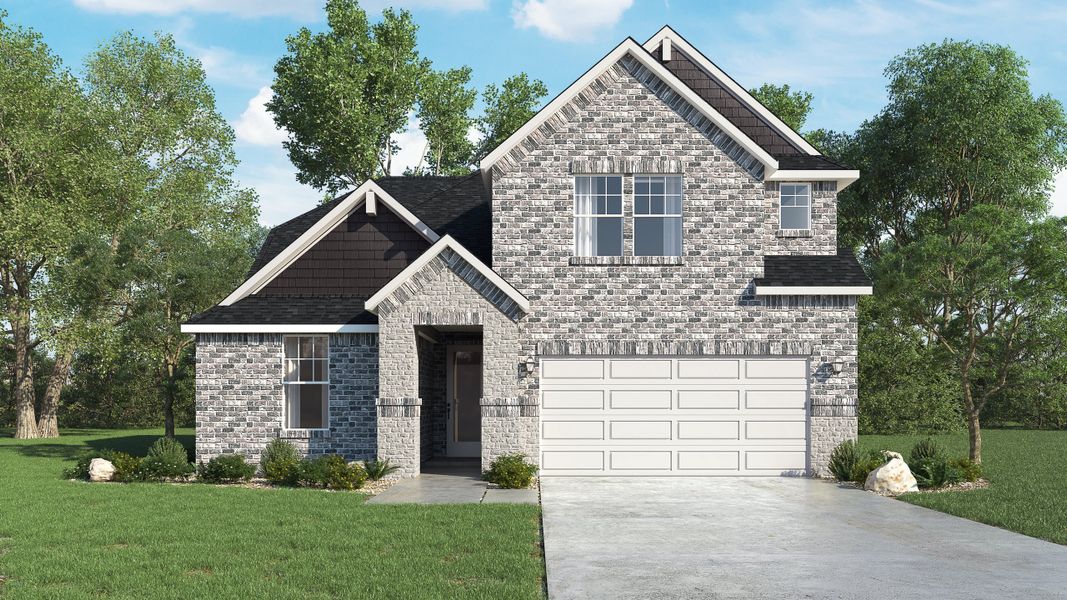 Representative exterior photo of a completed home built from the The Sabinal by Trinity Classic Homes in Covenant Park, Springtown, TX (Image 26). Representative exterior photo of a completed home built from the The Sabinal by Trinity Classic Homes in Covenant Park, Springtown, TX (Image 26).