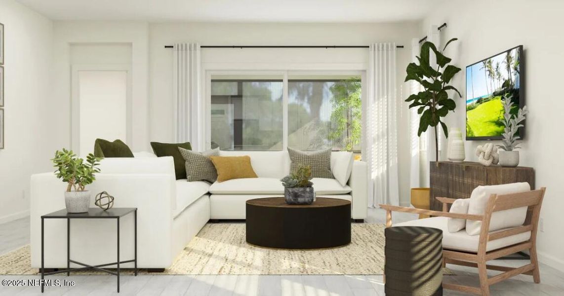 Furnished interior view inside a new home in Silver Falls Single Family at SilverLeaf: Silver Falls 50s at SilverLeaf, St. Johns (Image 7).
