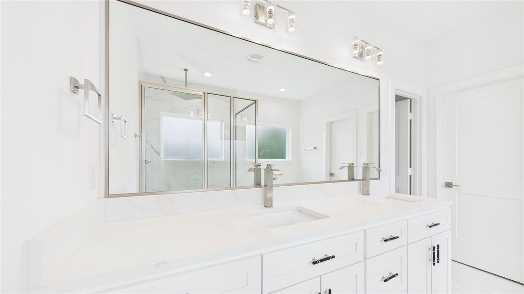 Furnished interior view inside a new home in Skyline Homes at Lozier, Houston (Image 11).