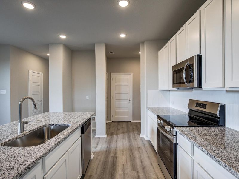 Representative furnished interior of a home built from the The Blanco A by Davidson Homes LLC in Applewhite Meadows, San Antonio (Image 11).