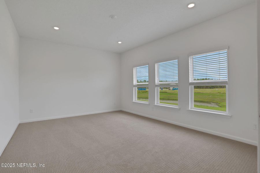 Spacious, unfurnished interior of a new home in Hyland Trail, Green Cove Springs (Image 26). Spacious, unfurnished interior of a new home in Hyland Trail, Green Cove Springs (Image 26).