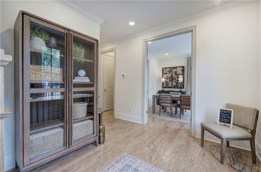 Furnished interior view inside a new home in , Cartersville (Image 7).