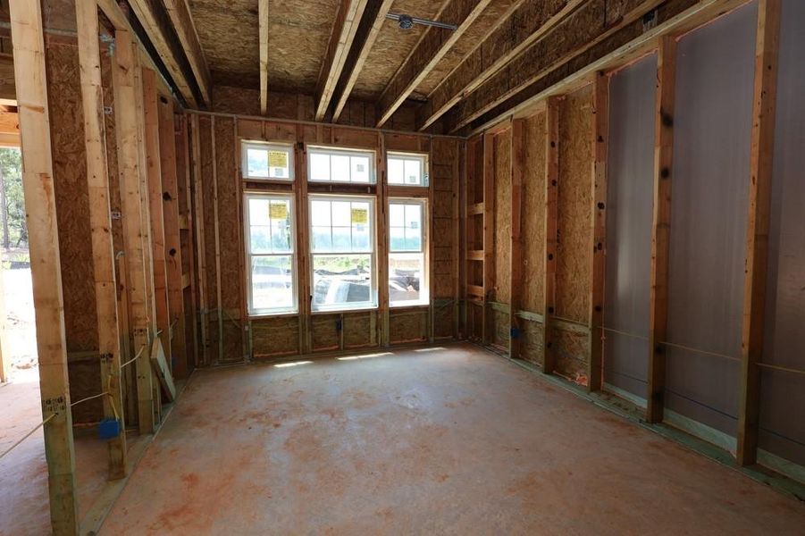 In-progress construction of a new home in The Woodlands Hills - Summit Collection, Willis, TX (Image 6). In-progress construction of a new home in The Woodlands Hills - Summit Collection, Willis, TX (Image 6).