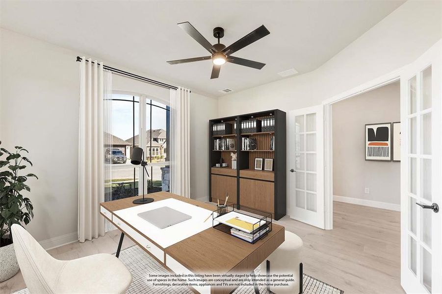 Furnished interior view inside a new home in Anderson Crossing, Trenton (Image 14).