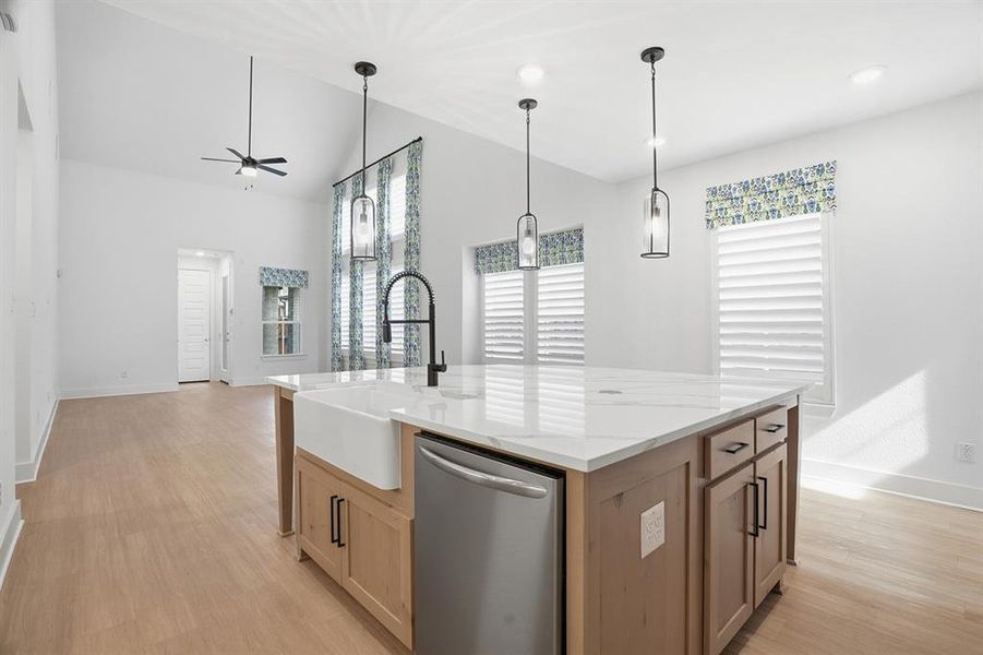 Furnished interior view inside a new home in Karis, Crowley (Image 9).