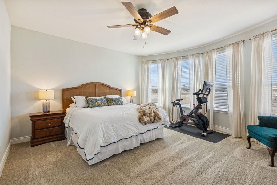 Primary bedroom on the main level