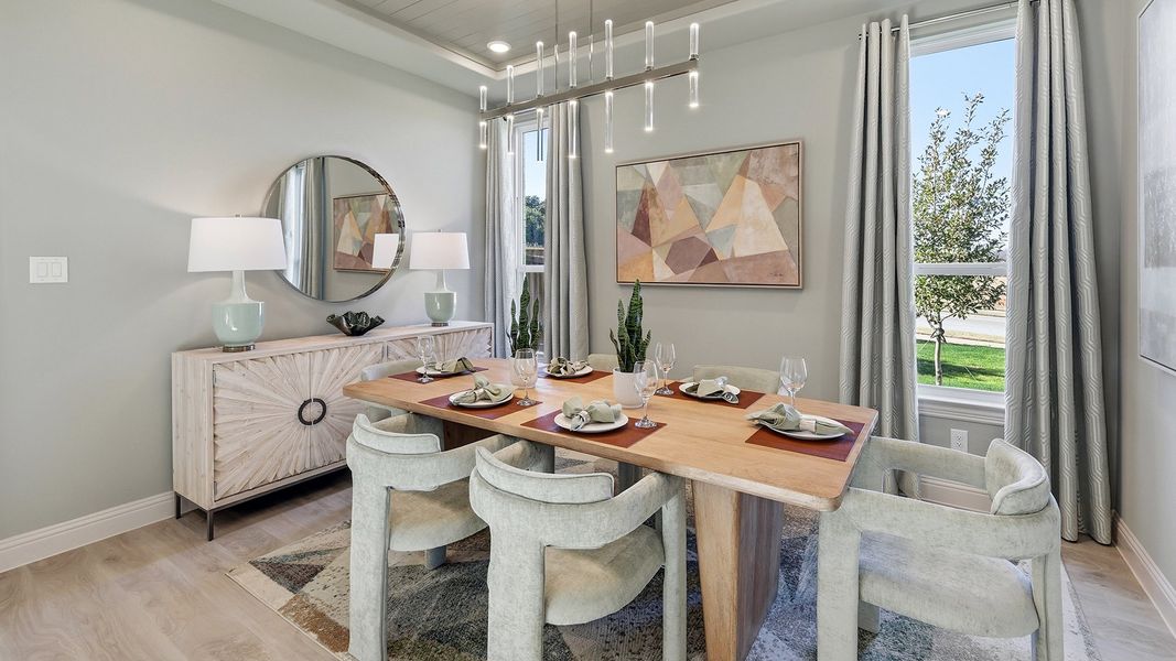 Representative furnished interior of a home built from the Dartmouth by DRB Homes in Green Meadows Classic, Celina (Image 14). Representative furnished interior of a home built from the Dartmouth by DRB Homes in Green Meadows Classic, Celina (Image 14).