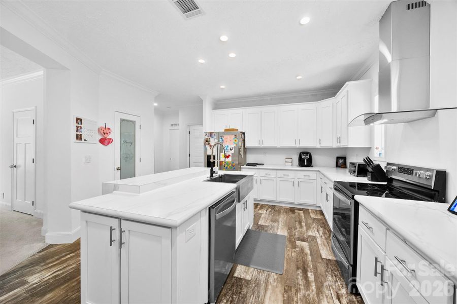 Furnished interior view inside a new home in , Concord (Image 13).