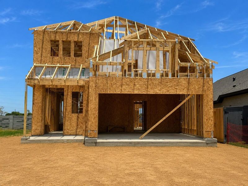In-progress construction of a new home in Jubilee, Hockley, TX (Image 5).