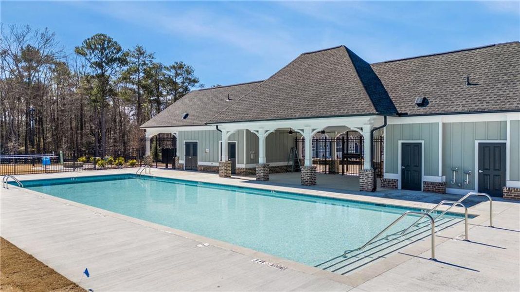 Exterior details and patio area of a home in , Conyers (Image 3).
