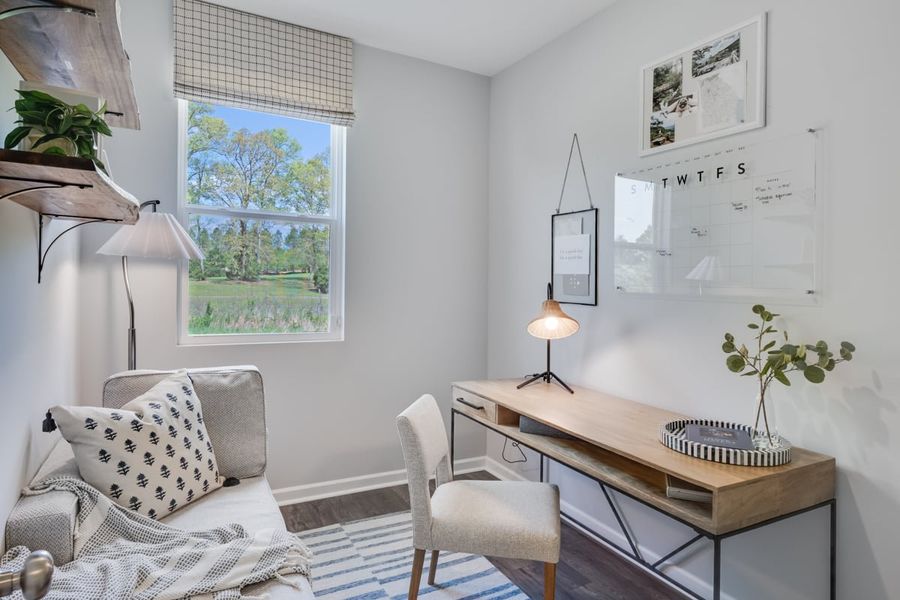 Representative furnished interior of a home built from the Fairfield by Taylor Morrison in Falls Creek, Flowery Branch (Image 8).