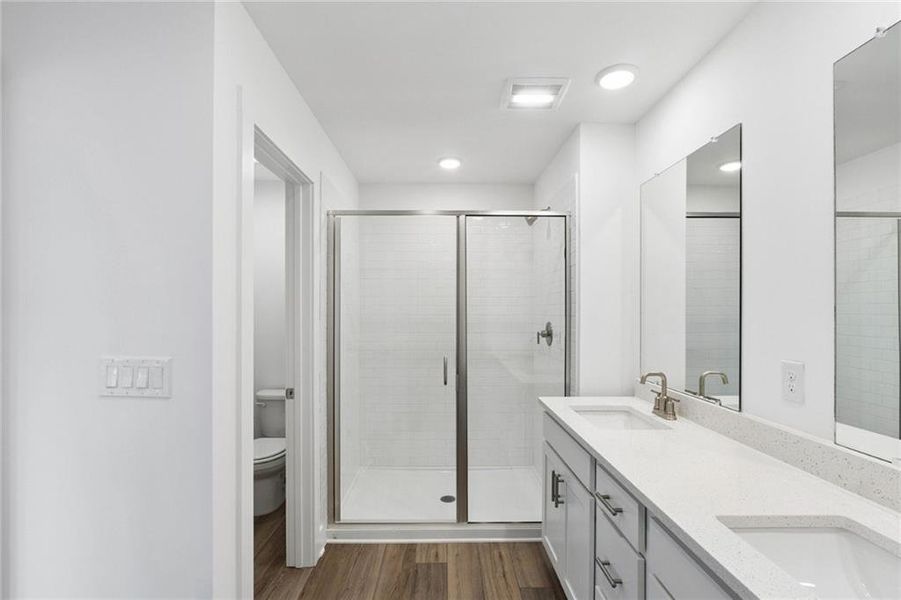 Furnished interior view inside a new home in Grandview Terrace, Canton (Image 7).