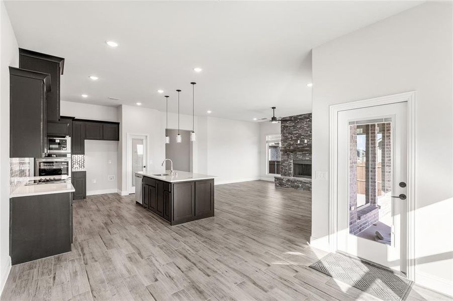 Furnished interior view inside a new home in Villages of Walnut Grove, Midlothian (Image 10).