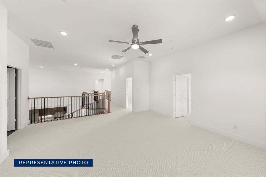 Representative unfurnished interior of a home built from the Adkisson PC (w/Media) by First Texas Homes in Broadmoor Estates, Ovilla (Image 19). Representative unfurnished interior of a home built from the Adkisson PC (w/Media) by First Texas Homes in Broadmoor Estates, Ovilla (Image 19).