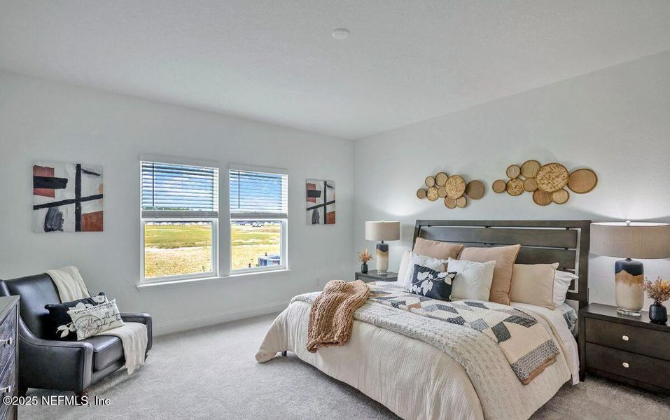 Furnished interior view inside a new home in Edenbrooke at Hyland Trail | 55+: Edenbrooke at Hyland Trail 60s, Green Cove Springs (Image 11).