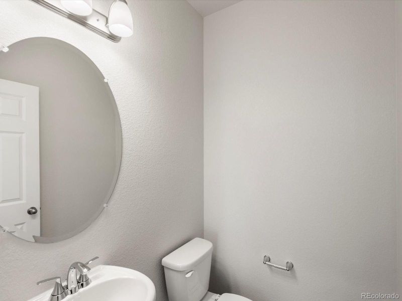 Furnished interior view inside a new home in Buffalo Highlands: The Flora Collection, Commerce City (Image 11).