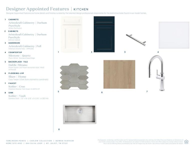 Sample of building materials used in homes in Tomlinson Pointe, Mount Juliet (Image 7). Sample of building materials used in homes in Tomlinson Pointe, Mount Juliet (Image 7).