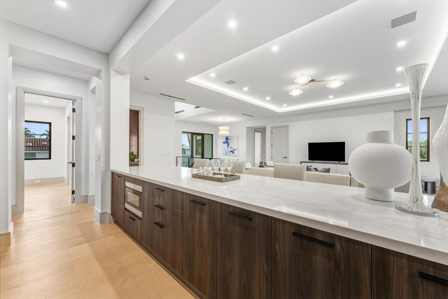 Furnished interior view inside a new home in , Delray Beach (Image 15). Furnished interior view inside a new home in , Delray Beach (Image 15).