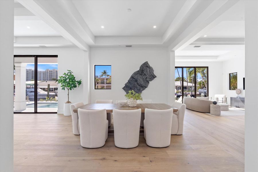 Furnished interior view inside a new home in , West Palm Beach (Image 24).