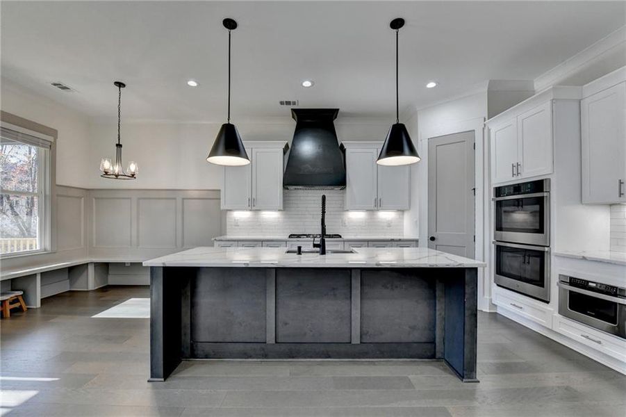 Furnished interior view inside a new home in , Buford (Image 16).