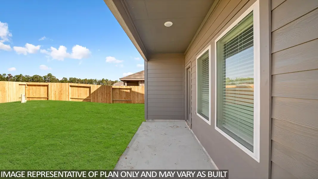 Exterior details and patio area of a home in Maple Woods, Hockley (Image 3).