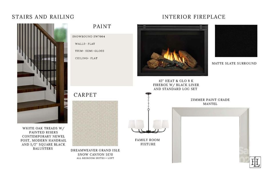 Fireplace, Carpet, Paint and Family Fixture