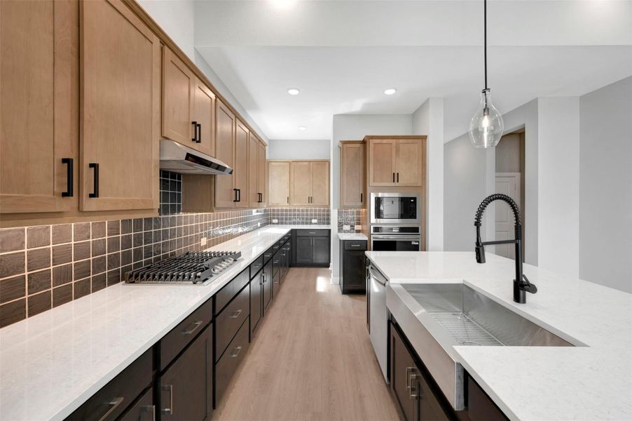 Furnished interior view inside a new home in Pomona - Reserve Collection, Manvel (Image 19).