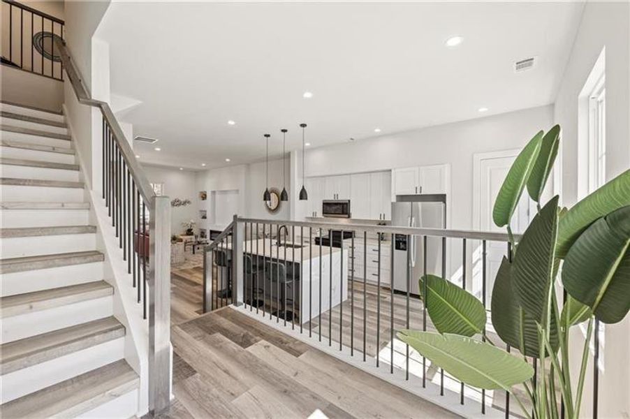 Furnished interior view inside a new home in , Hapeville (Image 8).