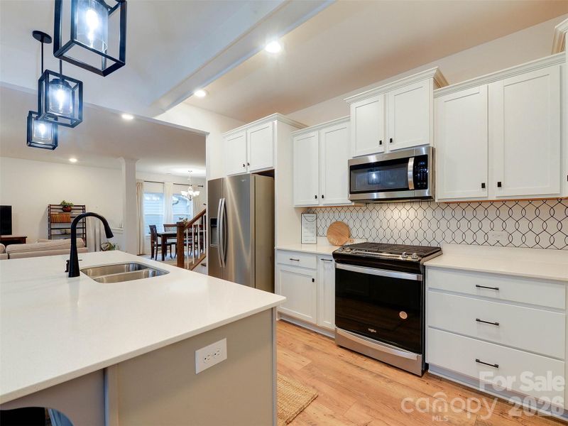 Furnished interior view inside a new home in , York (Image 3).