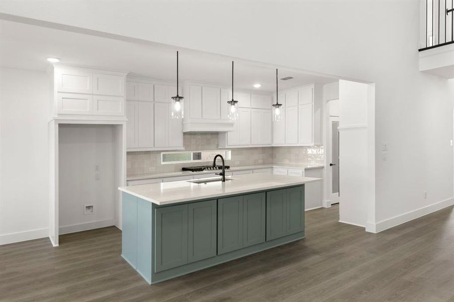 Furnished interior view inside a new home in Valencia on The Lake, Little Elm (Image 10).