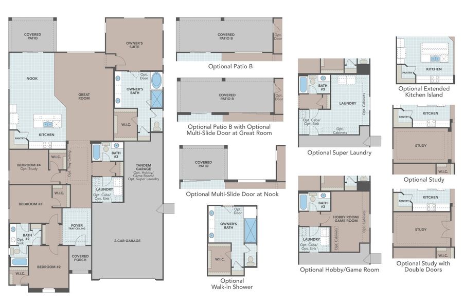 Experience luxury in this single-family home's sophisticated design featuring 3 – 4 bedrooms and modern architecture.