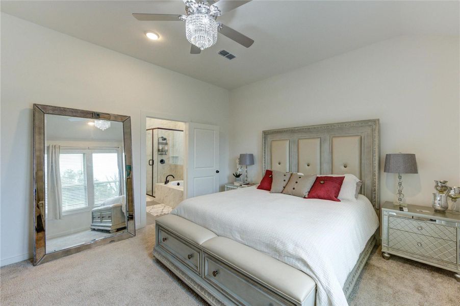 Furnished interior view inside a new home in Sienna 45', 50', Missouri City (Image 26).