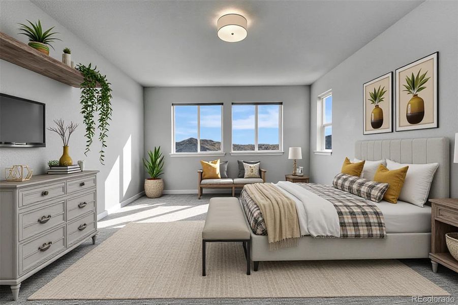 Furnished interior view inside a new home in , Parker (Image 18). Furnished interior view inside a new home in , Parker (Image 18).