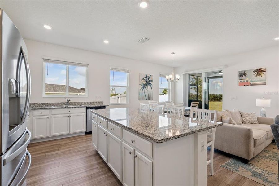 Furnished interior view inside a new home in , Mascotte (Image 40).