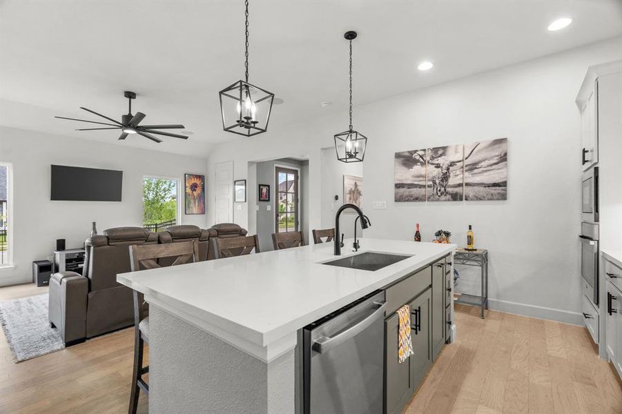 Furnished interior view inside a new home in , Fort Worth (Image 15).