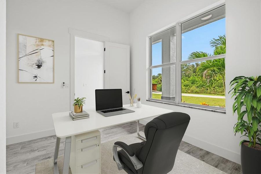 Furnished interior view inside a new home in , Englewood (Image 11).
