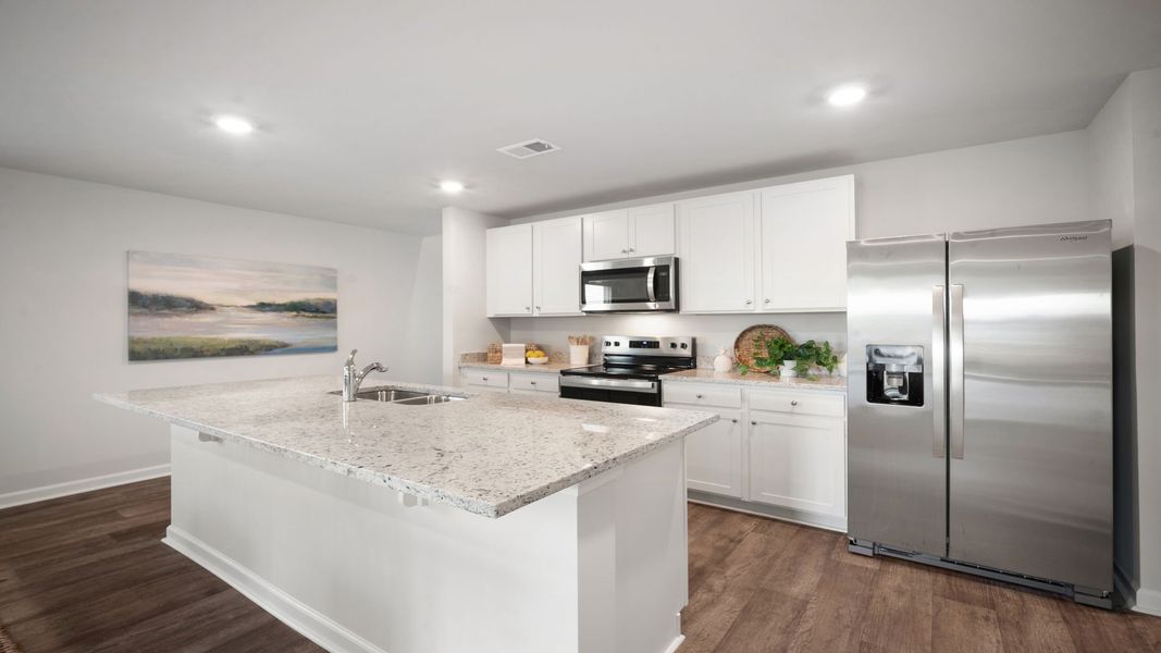 Furnished interior view inside a new home in Holly Oaks, Statesboro (Image 8).