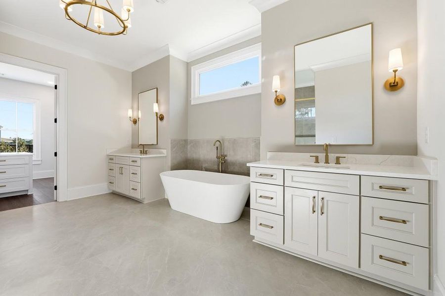 Furnished interior view inside a new home in , Marietta (Image 13).