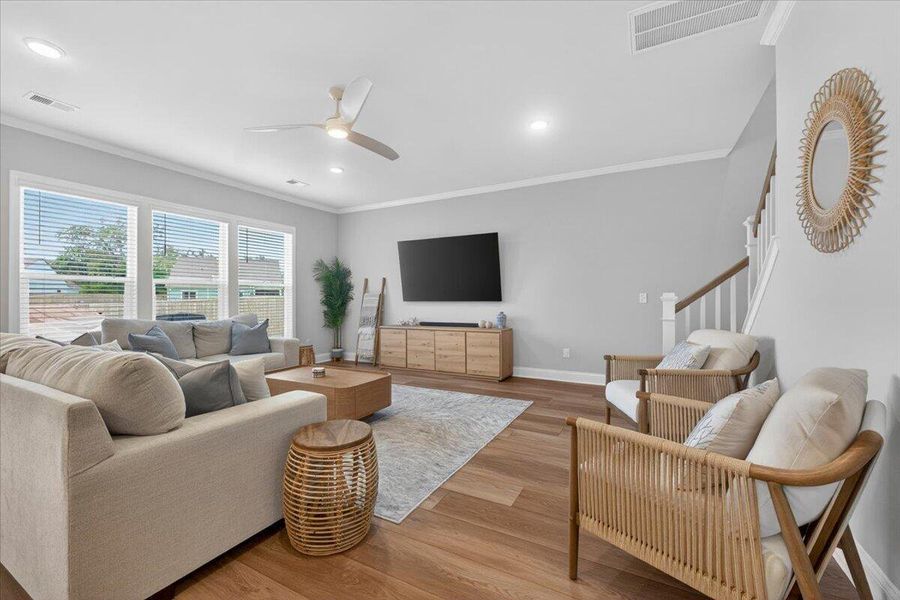 Furnished interior view inside a new home in , Johns Island (Image 10). Furnished interior view inside a new home in , Johns Island (Image 10).