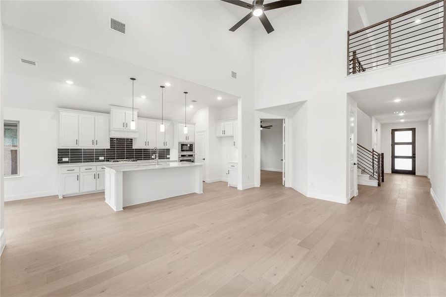 Furnished interior view inside a new home in Willow Wood, McKinney (Image 16).