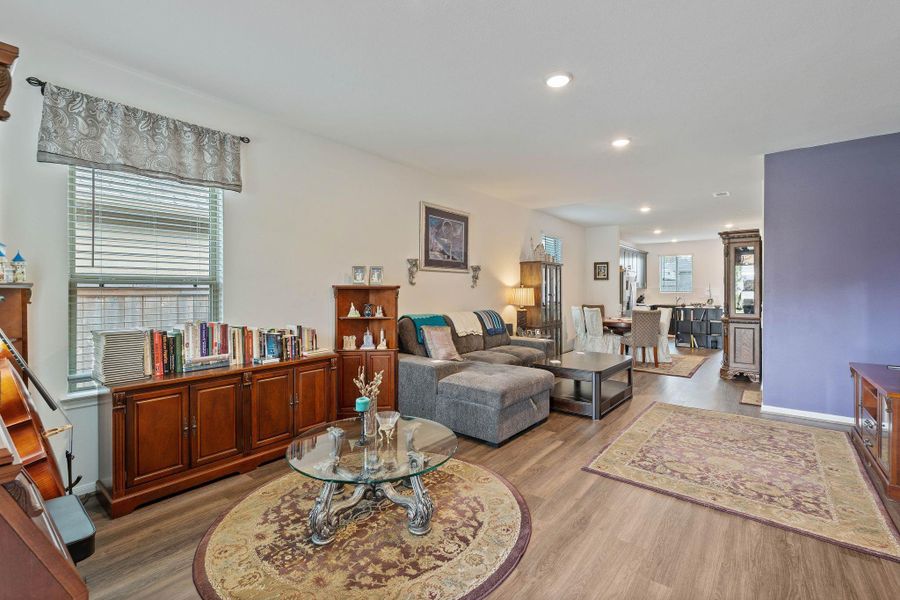 Furnished interior view inside a new home in The Pines At Seven Coves, Willis (Image 14). Furnished interior view inside a new home in The Pines At Seven Coves, Willis (Image 14).