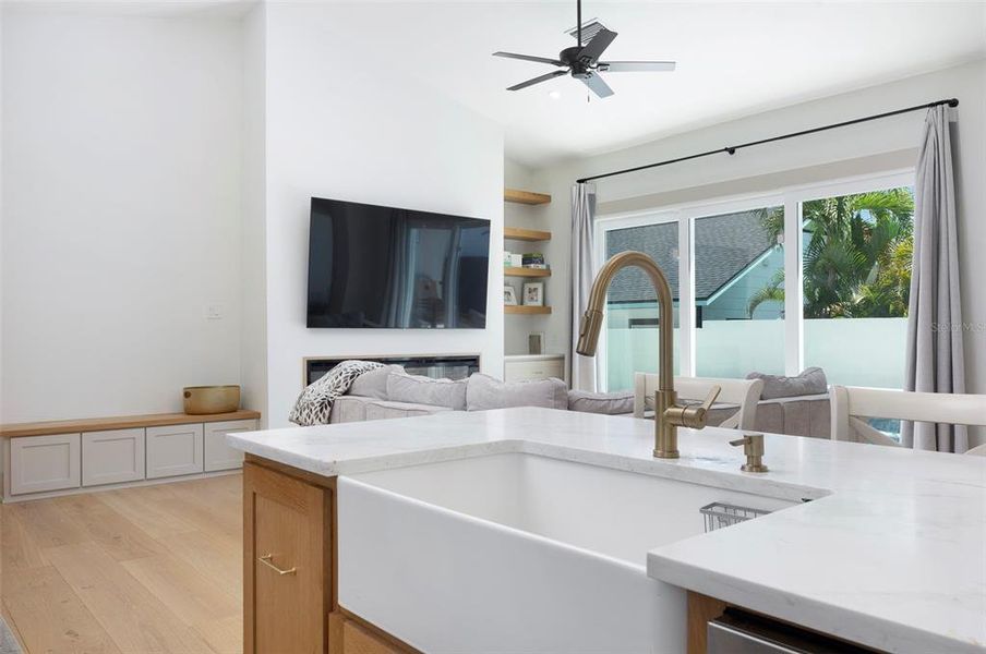 Furnished interior view inside a new home in , St. Petersburg (Image 11).
