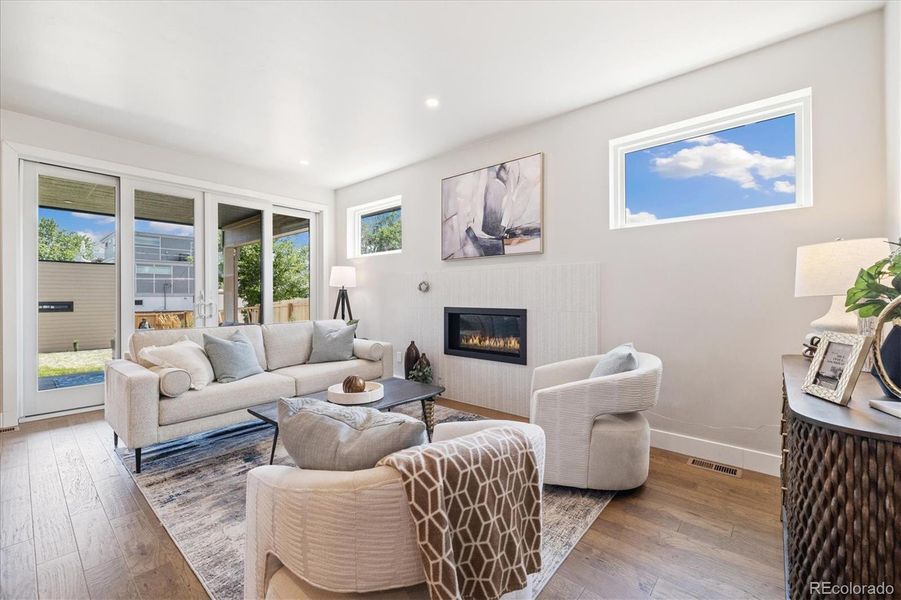 Furnished interior view inside a new home in , Denver (Image 27).
